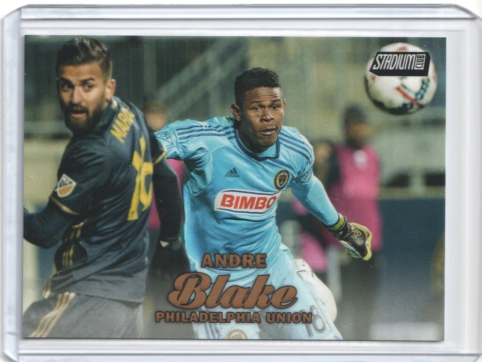 2017 Stadium Club MLS Gold #48 Andre Blake RC - Flat S/H - Image 1 of 1