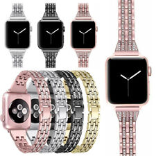 Women Bling Metal Band Strap For Apple Watch Series 5 4 3 2 38mm 42mm 40mm 44mm