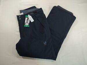 Men's Spyder Insulated Waterproof Performance Ski Pants w/Pockets,  Black XL