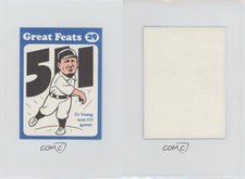 1972 Laughlin Great Feats Blue Border Cy Young #29 HOF