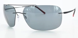 SILHOUETTE Sonnenbrille Active Adventurer 8706 75 9140 Titan Pilot POL Schwarz - Picture 1 of 14