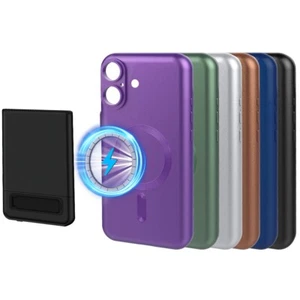 Fast Charging Ultra-Thin 5000mAh Wireless Power Bank Magnetic Case for iPhone 16 - Picture 1 of 27