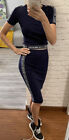 Michael Kors Logo Tape Stretch Pencil Skirt and Top Two pieces Set XXS