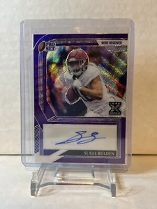 Pro Set Slade Bolden Rookie Auto Purple Kaleidoscope /25 - Picture 1 of 2