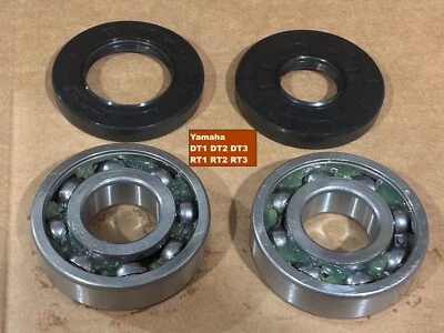 Yamaha RT1 RT2 RT3 360 Crank Bearings / Crank Seals Set All Models 1968-73 NEW!! - Image 1 of 4
