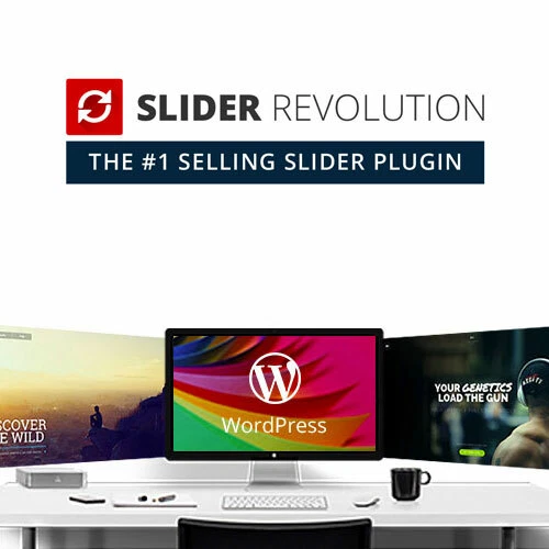 Slider Revolution Responsive Pro Slider WordPress Plugin + Addons + Pro Template - Image 1 of 1