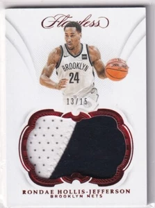 2018-19 Panini Flawless NBA P-RHJ Rondae Hollis-Jefferson Game-Worn Patch 13/15 - Bild 1 von 2