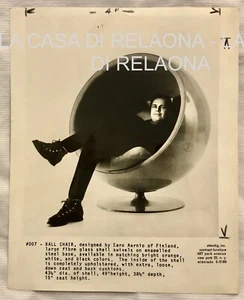 FOTOGRAFIA DESIGNER EERO AARNIO Finland - Poltrona Ball Chair - Bild 1 von 2
