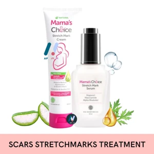 MAMA'S Moisture Scars Stretchmarks Treatment Niacinamide Shea Butter Collagen B3 - Picture 1 of 23