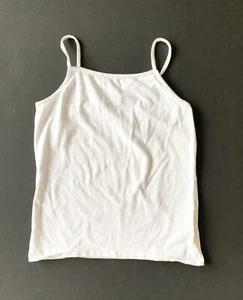 Faded Glory Loose Fit Cami Tank weiß Mädchen Größe L (10-12) - Bild 1 von 3