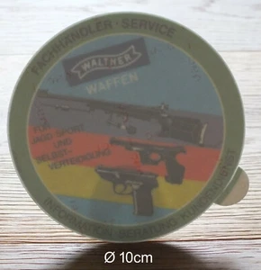 Walther Sportwaffen Waffen Hinterglasaufkleber Sticker Aufkleber 80er Jahre 80s - Bild 1 von 2