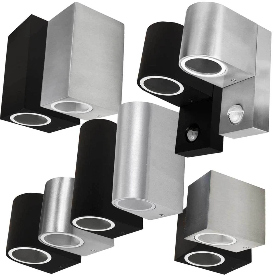 Außenwandlampe Wandleuchte Außenlampe Außen-Leuchte Bewegungsmelder GU10 230V - Bild 1 von 1