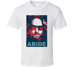 The Big Lebowski Bowling Movie The Dude Abides T Shirt - Picture 1 of 2