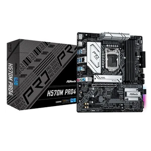 ASRock H570M Pro4 Motherboard m-ATX DDR4 LGA1200, Intel i9 10900K, 11900K, 11700