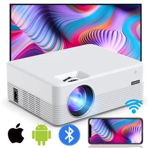 Portable Mini Projector 1080P LED Home Office Theater Cinema For Android iPhone - Picture 1 of 7