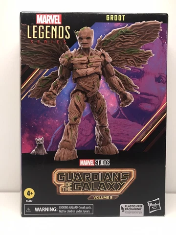 Guardians of the Galaxy Vol. 3 Marvel Legends Groot 6-Inch Figure New In Hand Cover