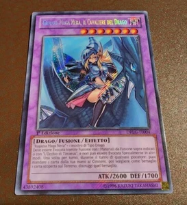 Yu-Gi-Oh! Dark Magician Girl the Dragon Knight (Italian) -DRLG- Secret Rare NM! - Picture 1 of 4
