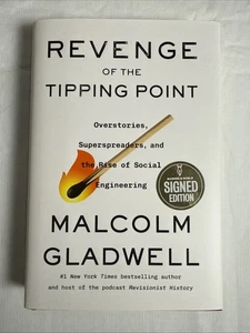 REVENGE OF THE TIPPING POINT, Malcolm Gladwell SIGNED HCDJ 2024 First Ed - Picture 1 of 7