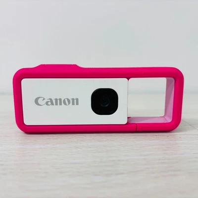 Canon iNSPiC REC FV-100 Digital Camera Waterproof Outdoor Pink Junk - Image 1 of 4