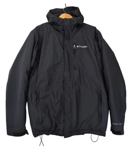 Columbia Tipton Peak III Jacket Mens L Black Insulated Waterproof Outdoor Hiking - Picture 1 of 11
