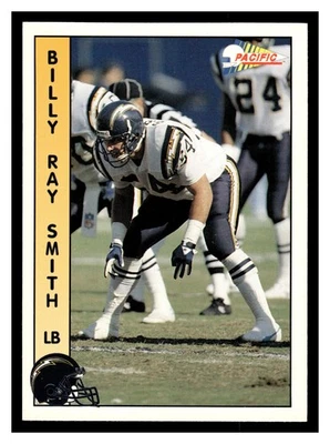 Billy Ray Smith #598 1992 Pacific San Diego Chargers - Image 1 of 2