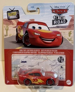 Disney Pixar Cars On The Road Series ROAD TRIP LIGHTNING MCQUEEN 2022 Die Cast - Picture 1 of 4