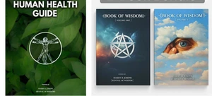 Book of Wisdom Volumes 1 & 2 by Harry B. Joseph & HUMAN HEALTH GUIDE 3 book set - Picture 1 of 13