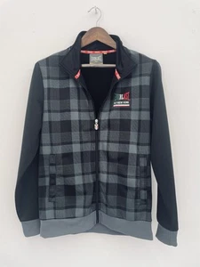 Everlast Mens Track Jacket Size S (35-37") Grey Check Jersey New York Boxing - Picture 1 of 13