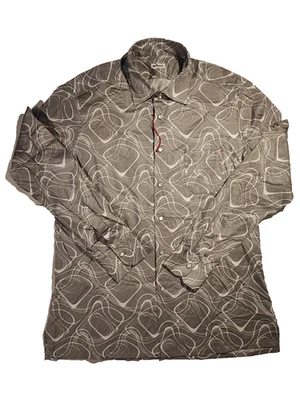 NWOT KITON MENS DRESS SHIRT SZ 17 1/2 44 MADE IN ITALY (C31) - Image 1 of 3