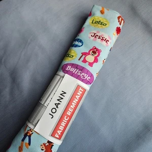 Disney Toy Story Fabric Remnant - Lotso, Jessie, Bullseye, 0.972 Yard - Picture 1 of 2