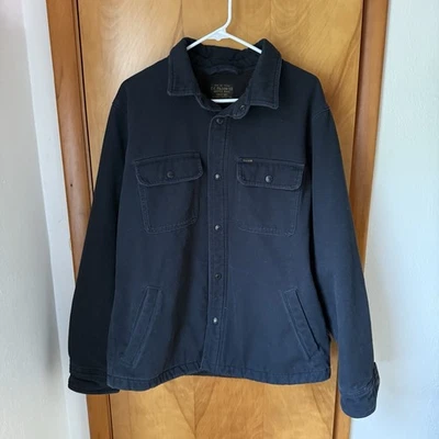 Filson Black/Charcoal Lined Jac Shirt Size Large - Image 1 of 4