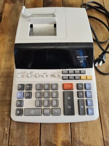 Sharp EL-2192RII Electronic Printing Calculator 12 Digit 2 Color Accounting - Picture 1 of 11