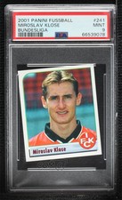 2001 Bundesliga Fussball 2002 Stickers Miroslav Klose #241 PSA 9 MINT Rookie RC