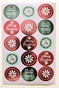 Merry Christmas Sticker sheet - Picture 1 of 1