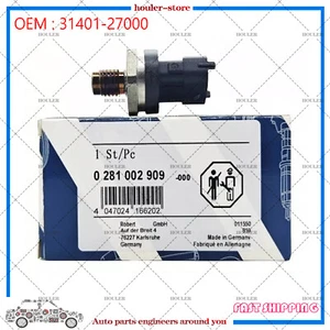 For Hyundai KIA Carens 2.0 CRDi Fuel Rail Pressure Sensor 0281002909 31401-27000 - Picture 1 of 9