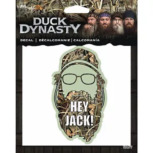 Calcomanía/pegatina para ventana de coche Duck Dynasty tío Si Hey Jack! Regalo de caza - Imagen 1 de 1