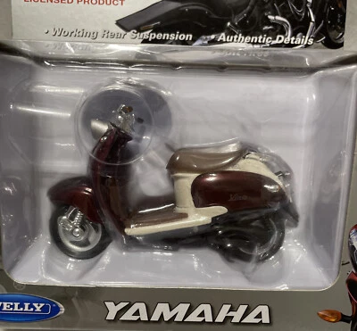 NEW, WELLY YAMAHA 1999 VINO YJ50R DIE CAST METAL WITH PLASTIC PARTS 1:18 SCALE - Image 1 of 3