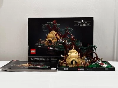 LEGO STAR WARS: RETIRADO Dagobah Jedi Entrenamiento Diorama (75330) USADO 100% Completo Foto 1 de 4