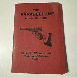 Reprint 1974 Of pre war DWM Luger Manual By Stoeger - Picture 1 of 12