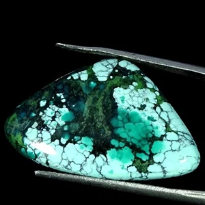 19.40 Cts Natural Turquoise Meditation Cabochon Pendant Supply 19X30X5MM - Picture 1 of 6