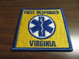 First Responder Virginia Patch      RCP - Picture 1 of 1