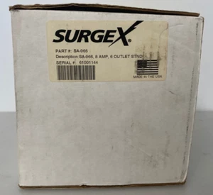 Surgex SA-966 Standalone Surge Eliminator 8 AMP / 6 Outlet STND - Picture 1 of 3