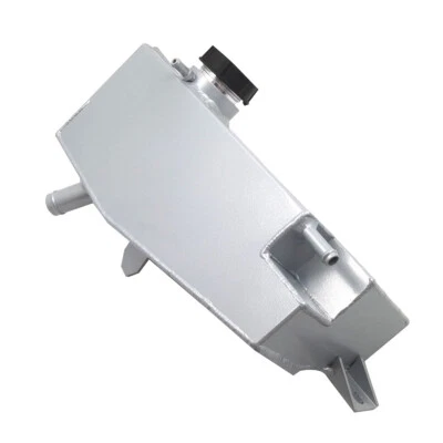 Aluminum Coolant Reservoir Overflow Tank For 2015-2020 Ford F-150 3.5L Silver - Image 1 of 4