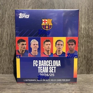 2024-25 Topps FC Barcelona Team Set Football Star Card Box Factory Sealed NEW - Picture 1 of 7