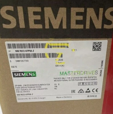6SE7022-6TP50-Z NEW SIEMENS 6SE7 022-6TP50-Z SIMOVERT MASTERDRIVE VECTOR CONTROL - Image 1 of 3