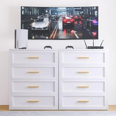 Cofar White 3/4/5 Drawers Dresser Cabinet,Storage Box For Bedroom,Office,Home