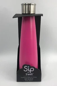 Botella Sip By Swell Burbuja Goma Rosa Agua Café Caliente Frío Aislado Viaje NUEVO - Imagen 1 de 4
