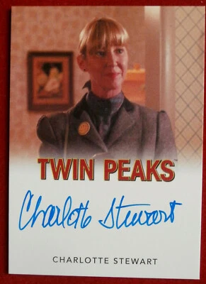 TWIN PEAKS - CHARLOTTE STEWART - Hand Signed Autograph Card - LIMITED EDITION - Image 1 of 2