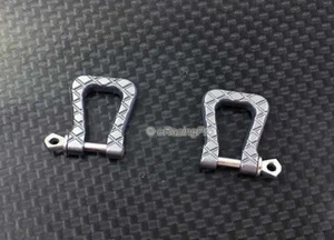 Anillo en D parachoques delantero/trasero de aleación para rastreador de senderos a escala TRX4 - Imagen 1 de 1