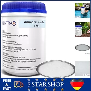 Centra24 Ammoniumsulfat 1kg min 99% Reinheit ohne Antibackmittel für Pool Garten - Bild 1 von 4